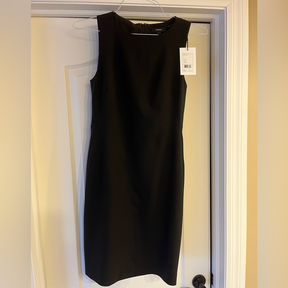 Theory Women Dress size 4. black. never worn. has tags. paid $300
